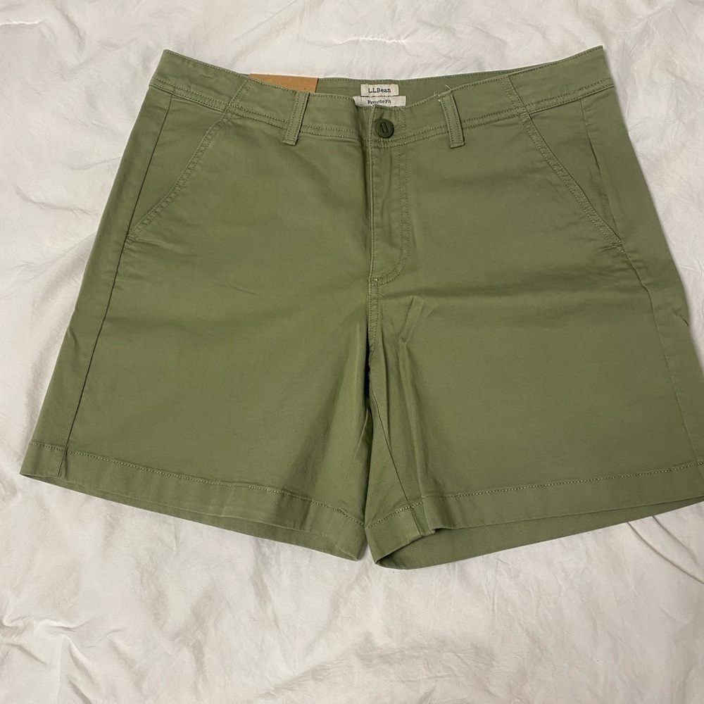L.L. Bean Women's Sage Green Shorts in Size 12